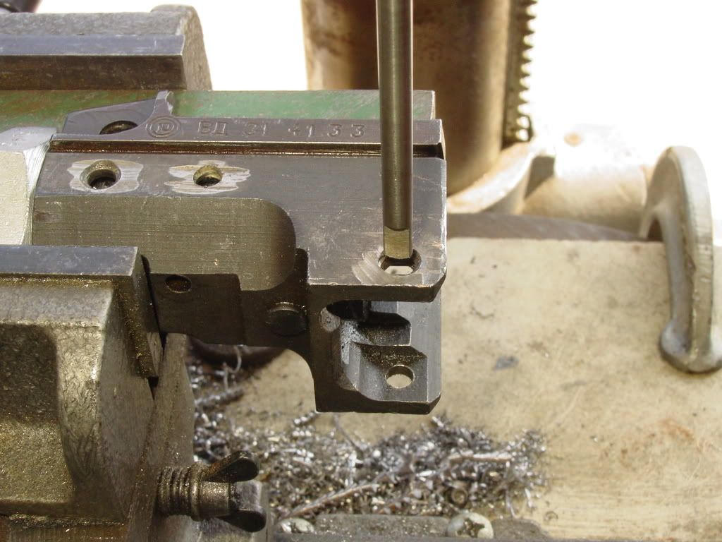 Front trunion locating and drilling jig AK Rifles